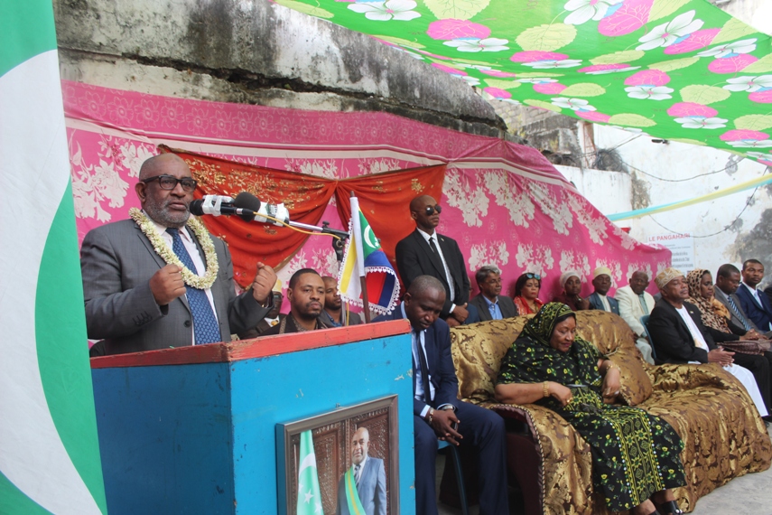 Le Président Azali a été reçu à Pangahari